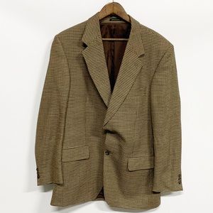 Yves Saint Laurent Suits & Blazers - Yves Saint Laurent Brown Checker Two-Button Blazer Yves Saint Laurent Suits & Blazers - Yves Saint Laurent Brown Checker Two-Button Blazer